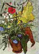 Vincent Van Gogh Wild Flowers and Thistles in a Vase Norge oil painting reproduction